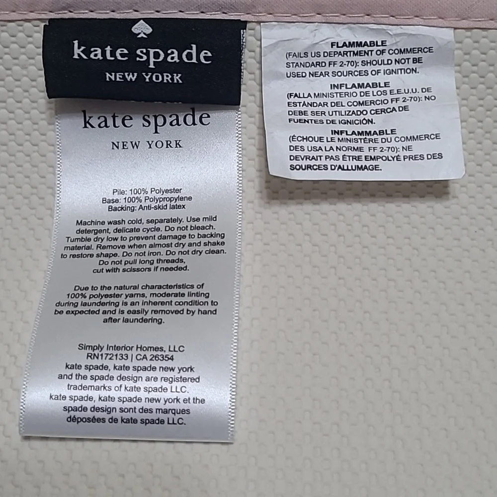 Kate Spade Polka Dot Bath Rug